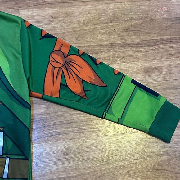 Fortnite Rex Zip-Up Hoodie Jacket Green | Youth Size Medium - Picture 5 of 15